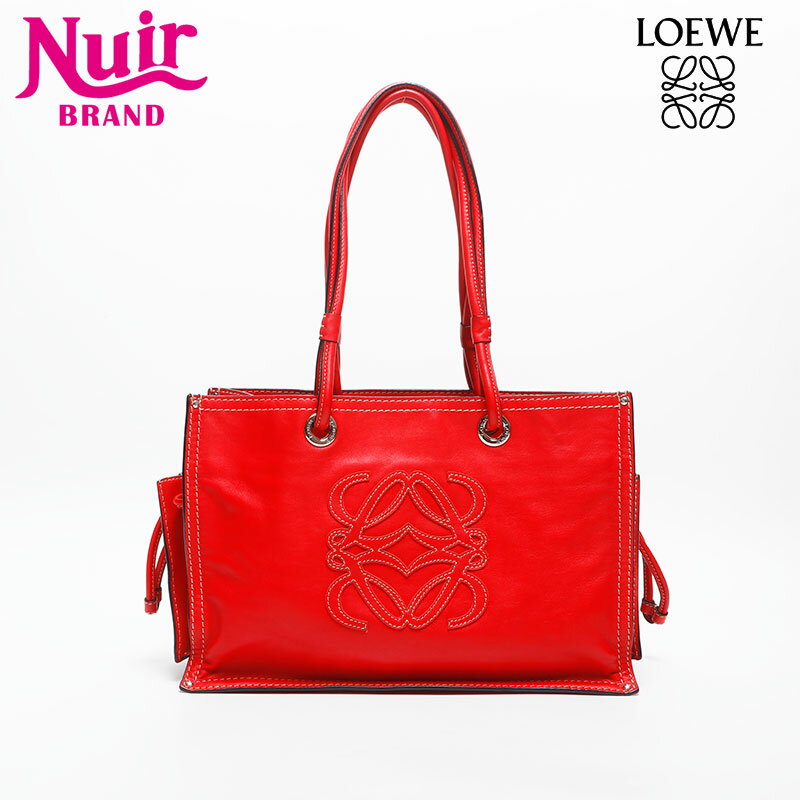 【中古】ロエベLOEWEロゴレザー...