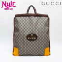 【24時間限定 全品20%OFF 7/18 0:00まで】グッチ GUCCI GGスプリーム リュック・デイパック ベージュ WS20167 【中古】