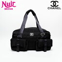 【24時間限定 20%OFF 07/16 0:00 まで】シャネル CHANEL 10番台 2005-2006 スポーツライン 2way ボストンバッグ ブラック WS20353 【中古】