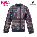 【全品20%OFF 8/1 0:00 まで】ルイ・ヴィトン LOUIS VUITTON Size:M モノグラムジャカード 21SS スウェット マルチカラー ...