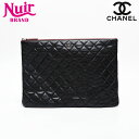 シャネル CHANEL 19番台 クラッチバッグ ブラック WS20602 【中古】