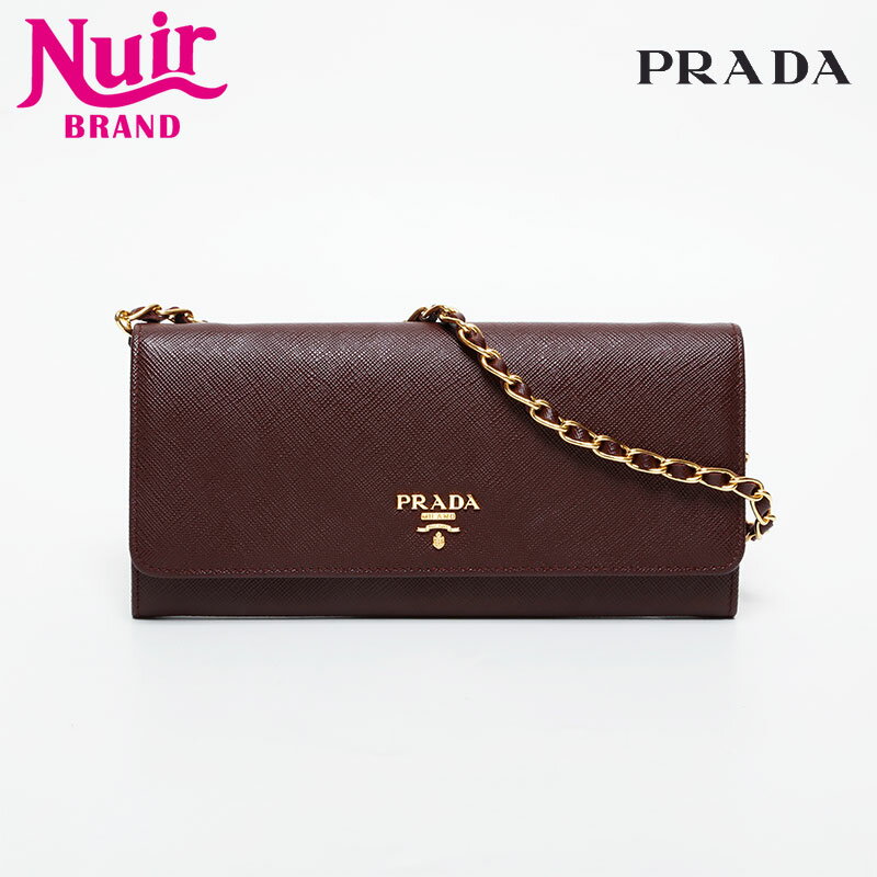 ✨️美品✨️ PRADA プラダ チェーンウォレット 長財布 茶 楽天市場】プラダ チェーン ウォレット（バッグ・小物・ブランド