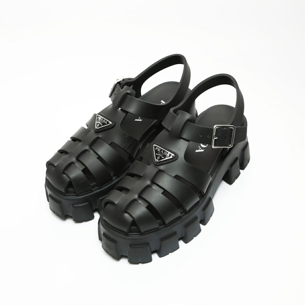楽天市場】ラバー サンダル（ブランドプラダ）（サンダル