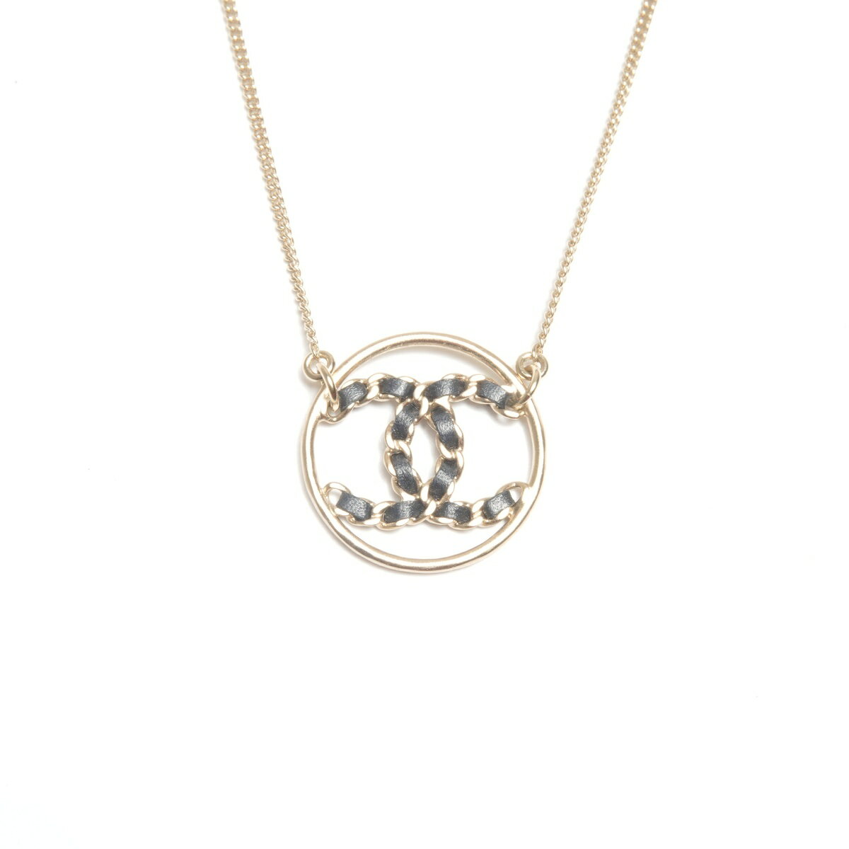 シャネル CHANEL B19P ココマーク 丸 ネックレス ゴールド WS24499 【中古】