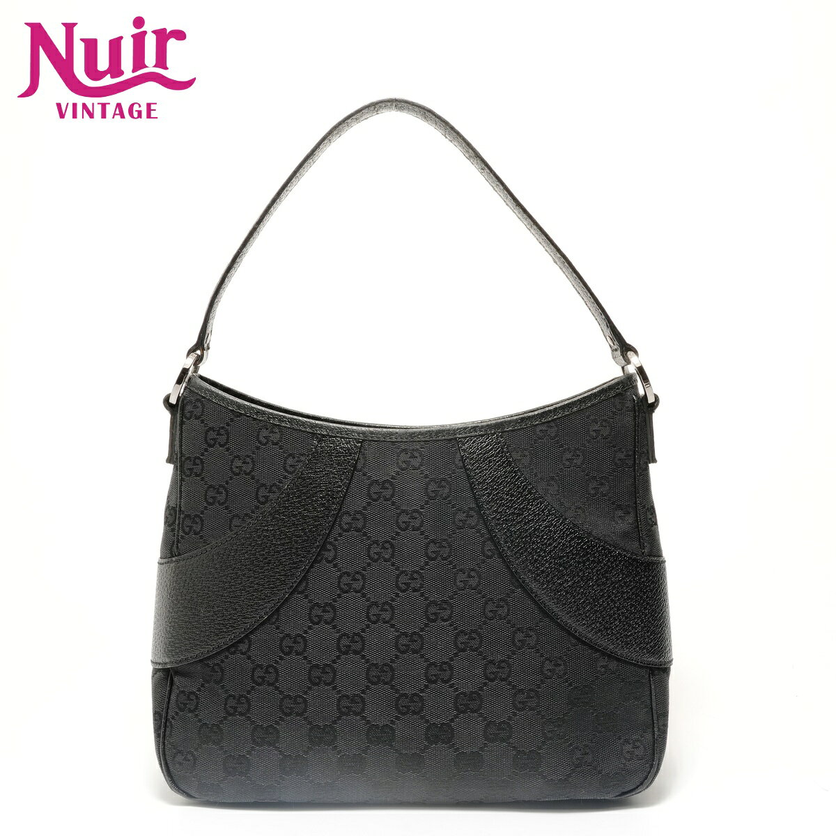 gucci///////////////\\\\\\\\\\\\\\\\\\\\\\\\\\\\\\\\\\\\\\\\\\\\\\\\\\\\\\\\\\\\\\\' - グッチ GUCCI GGキャンバス 113012 ショルダーバッグ ブラック WS28463 【中古】
