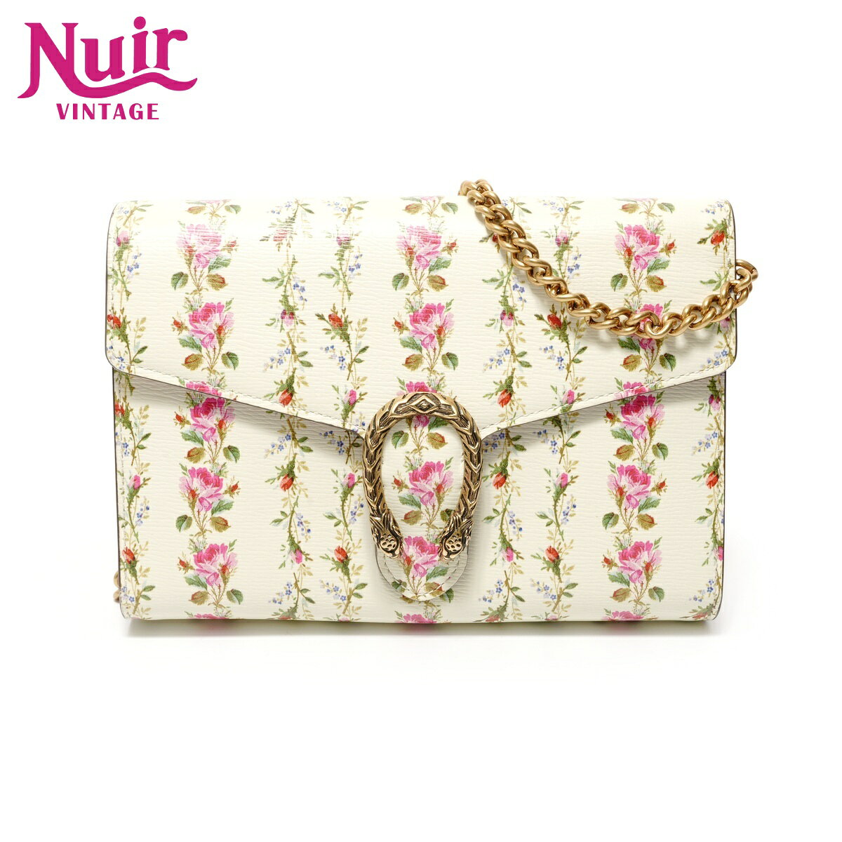 gucci///////////////\\\\\\\\\\\\\\\\\\\\\\\\\\\\\\\\\\\\\\\\\\\\\\\\\\\\\\\\\\\\\\\' - グッチ GUCCI デュオニソス チェーンショルダー フラワー レザー ショルダーバッグ マルチカラー WS28466 【中古】