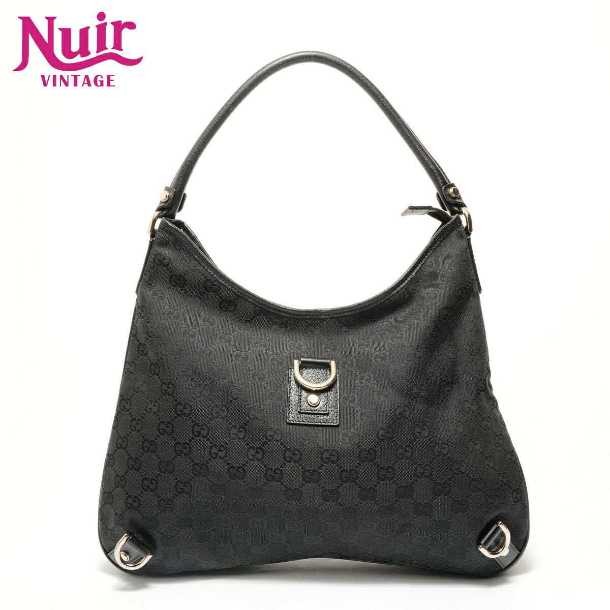 gucci///////////////\\\\\\\\\\\\\\\\\\\\\\\\\\\\\\\\\\\\\\\\\\\\\\\\\\\\\\\\\\\\\\\' - グッチ GUCCI グッチ アビー ワンショルダーバッグ GGキャンバス 130737 205118 ブラック ショルダーバッグ ブラック WS28519 【中古】