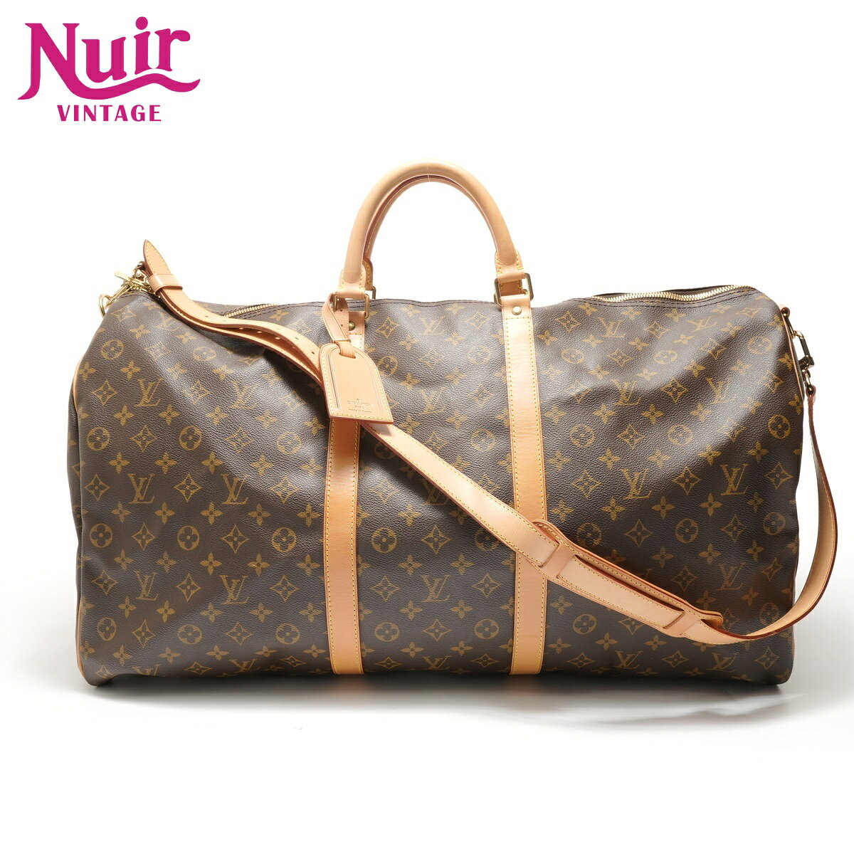 LOUIS VUITTON - ルイ・ヴィトン LOUIS VUITTON キーポル・バンドリエール60 ボストンバッグ ブラウン WS28784 【中古】