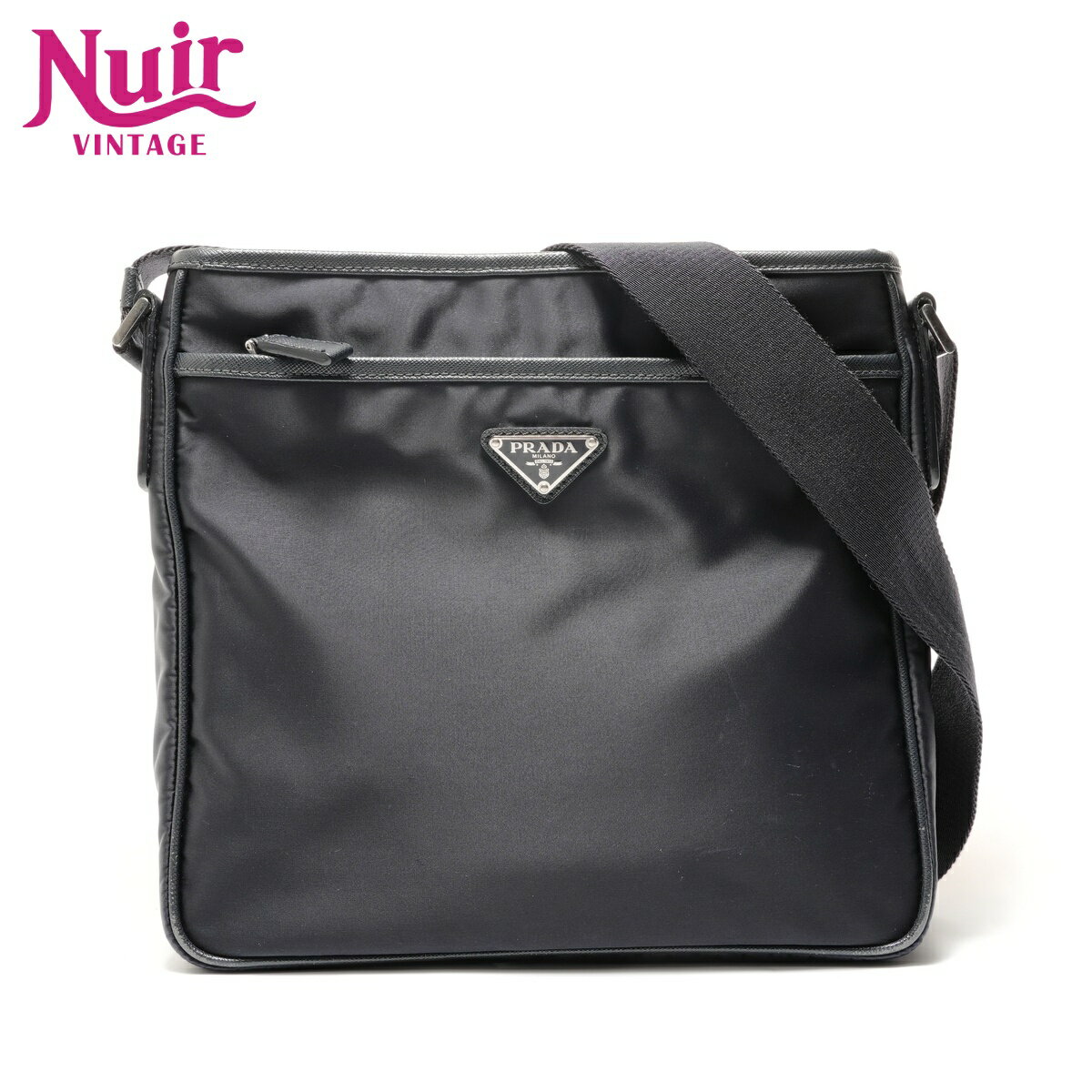 樂天商城 - プラダ PRADA テスート ナイロン ショルダーバッグ ネイビー WS28811 【中古】