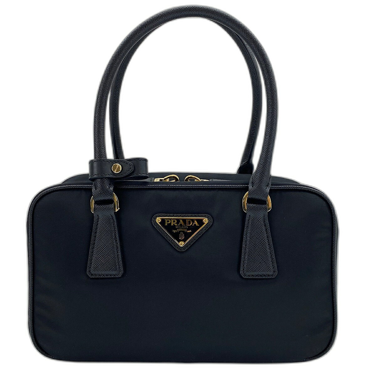 プラダ PRADA リエディション1978 ハンドバッグ ナイロン ブラック WS32402 【中古】 ptvtg-10053776 NUIR VINTAGE 楽天市場店 サンプル画像2