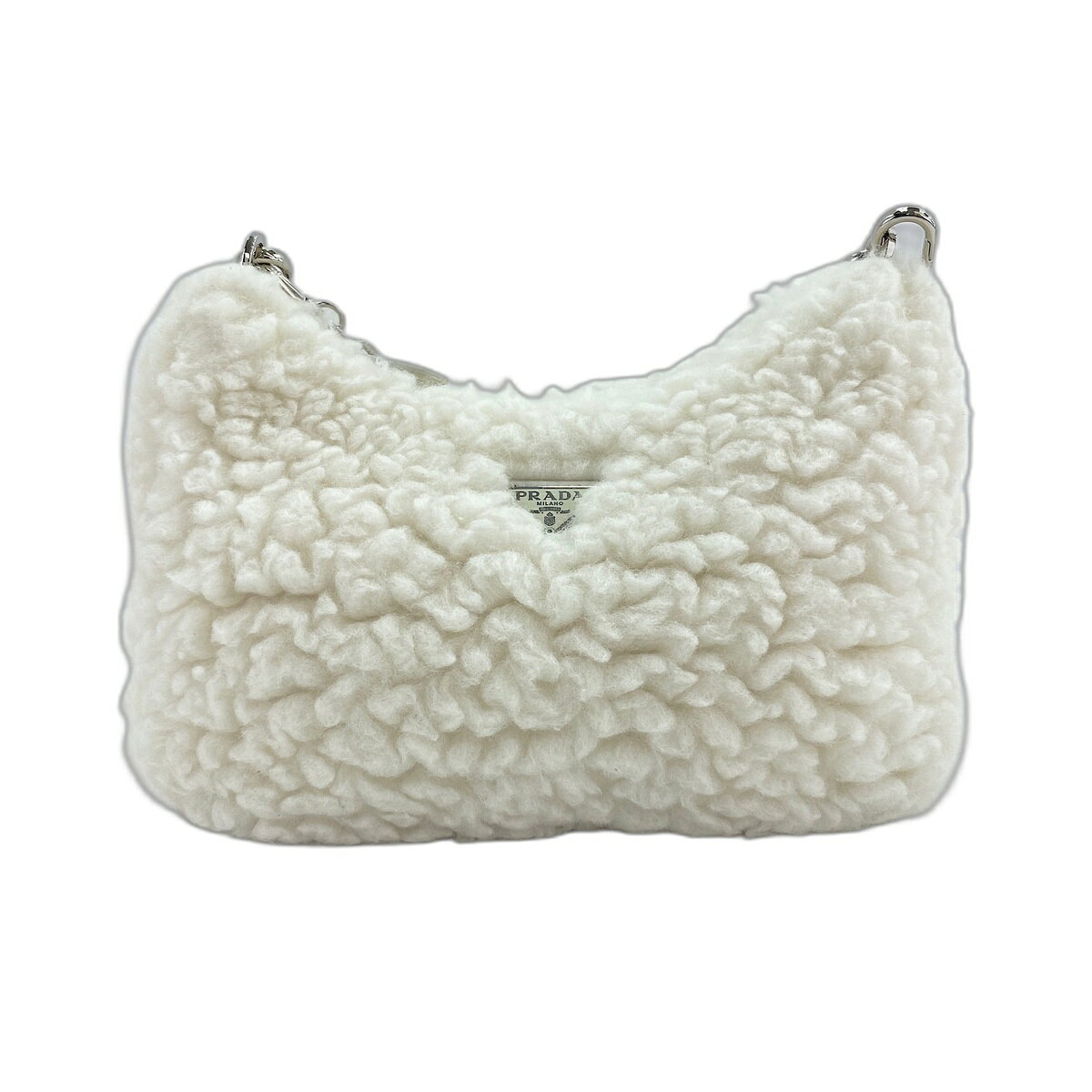 プラダ PRADA リエディション2005 ショルダーバッグ ホワイト WS33968 【中古】 ptvtg-10055788 NUIR VINTAGE 楽天市場店 サンプル画像2