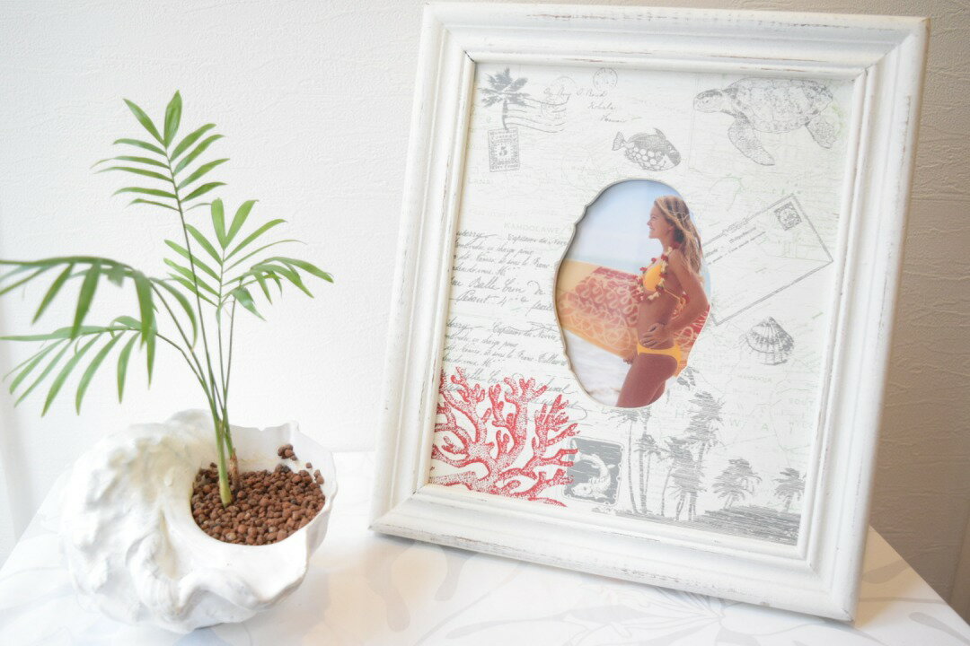 【送料無料】【ZODAX】【フォトフレーム】 photo frame 写真フレーム 写真たて 長方形 置物 南国 HAWAI..