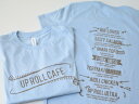 【SALE】【Up Roll Cafe】アップロールカフェ レディース Tシャツ 半袖 Lサイズ ハワイ ハワイアン ロゴ入り 水色 ブルー 並行輸入 女性 シ...