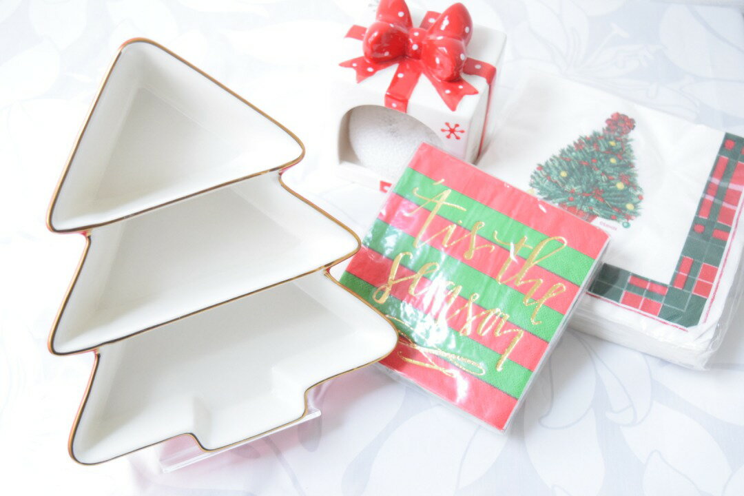 クリスマス【THRESHOLD】ツリー お皿 食器 小物置き 食器 インテリア 海外 北欧 雑貨 12月