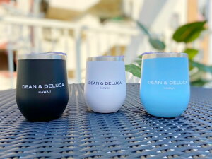 【送料無料】【DEAN&DELUCA HAWAII】【正規品】ハワイ限定 ディーンアンドデルーカ タンブラー 120oz 355ml ディーン＆デルーカ ステンレスボトル ステンレスタンブラー DDH ホワイト ブルー ブラック シンプル 無地 蓋付き 並行輸入 ハワイ買い付け