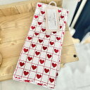 【キッチンタオル】【cupcake and cashmere】 3枚セット SET OF THREE 赤 ホワイト ハート チェック コットン100 キッチン ...