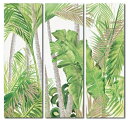 【送料無料】ウッドスカルプチャーアート パーム&バナナ(3枚セット)【人気の手彫りアート】シンプルモダン 木製フレーム パーム 植物 アート バナナ 模様替え 壁替え 壁画 ハワイ 南国 プレゼント 引っ越し祝い(3)