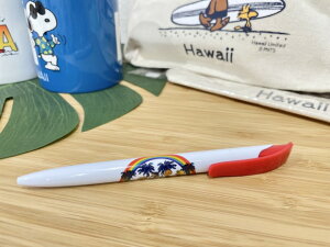 【スヌーピー】ハワイ限定 スヌーピー ボールペン レッド ハワイ HAWAII ハワイアン雑貨 日焼けスヌーピー サーフィン ギフト プレゼント プチギフト