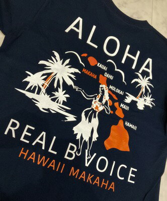 【送料無料】【RealBvoice】PuaCafeオリジナルロングTシャツ ロングTシャツ 長袖 ハワイ ハワイアン HAWAII アロハ バックロゴ ワンポ..