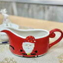 【クリスマスポット】クリスマス サンタクロース 陶器 ポット マグカップ ミルクポット そり クリスマス プレゼント星 ギフト インテリア キッチン用品 海外雑貨 ハワイ HAWAII m3