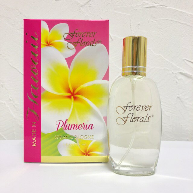 【forever florals】フォーエバーフローラルズ 香水 コロン スプレータイプ プルメリア30ml ハワイ産 ハワイ ハワイアン雑貨 プレゼント お祝い 花の香り 花