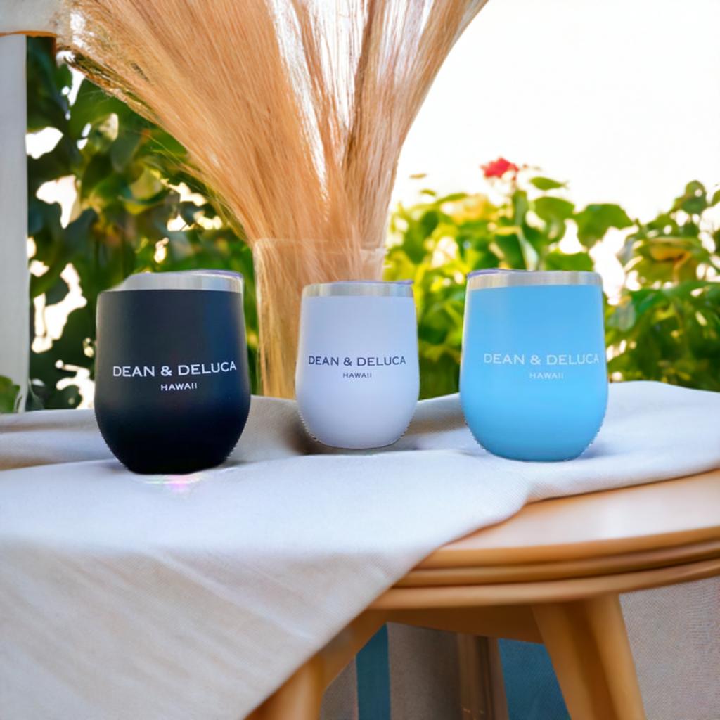 【送料無料】【DEAN&DELUCA HAWAII】【正規品】ハワイ限定 ディーンアンドデルーカ タンブラー 120oz 355ml ディーン＆デルーカ ステンレスボトル ステンレスタンブラー DDH ホワイト ブルー ブラック シンプル 無地 蓋付き 並行輸入 ハワイ買い付け 【KOBE三宮 Pua Hawaii】のサムネイル