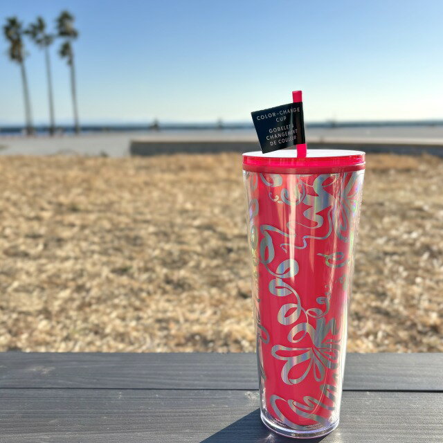 【アウトレット】【Starbucks coffee HAWAII】【ハワイ限定】希少 大容量 710ml スターバックス コーヒー ボトル タンブラー 総柄 ピ...