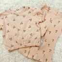 【Jessica Simpson】 ジェシカシンプソン トップス パンツ 上下セット 2点セット 6/9M 6~9ヶ月 女の子 ガール 子ども服 ピンク さくらんぼ セットアップ 海外 海外輸入 ko
