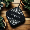 【DEAN&DELUCA HAWAII】【正規品】ディーン&デルーカ ハワイ限定 ポットマット 鍋敷き 鍋つかみ ハイビスカス HAWAII ブラック ホワイト...