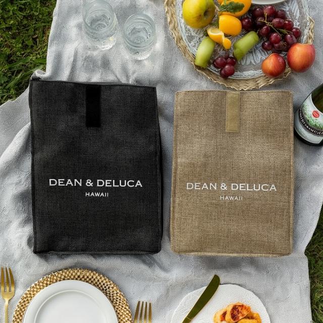 【DEAN&DELUCA HAWAII】 DDH Cooler Bag ブラック ナチュラル ベージュ 保冷バッグ 保冷 ランチバッグ シンプル モダン ロゴ入...