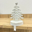 【クリスマスインテリア】クリスマスツリー インテリア 小物掛け フック ホワイト 白 ずっしり 海外品 海外輸入 ハワイ プレゼント ギフト ko