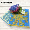 【アイランドスタイルキャシーマム】【IslandStyle Kathymom】ハンカチタオル ウオッシュタオル ハワイ雑貨 ハワイアンキルト ハワイの植物 お花...