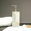 【AVANTI HOME】ディスペンサー ホワイト ブルー タツノオトシゴ ヒトデ 海 海岸 沿岸 海岸風 ハワイ ハワイアン バス 洗面 キッチン 海外品 海外輸入 ハワイ入荷 お祝い 引っ越し ギフト ko
