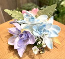 【ヘアクリップ】【フラダンス】ブルー ピンク パープル 髪飾り ハワイアン リリー 10cm フラ 花 ピン フラダンス ウエディング Hawaii 雑貨 ウクレレ 発表会 コンテスト 海 レイ インテリア ヘアークリップ ヘアーピン 造花 ヘアクリップ ドレス ギフト プレゼント ku