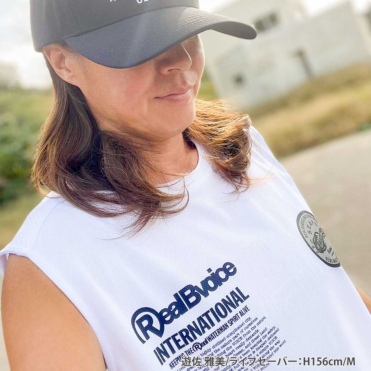 【RealBvoice】リアルビーボイスWW DOUBLE MESH NO SLEEVE WW ダブル メッシュ ノースリーブ 吸水速乾 シャツ メンズ レディ...