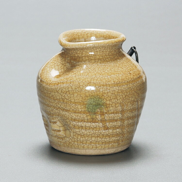 うずくまる花入　黄瀬戸　和陶作　茶道具　茶道　ホビー 1