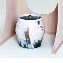 水指 白萩釉 一重口 味舌隆司作 茶道 茶道具 ホビー
