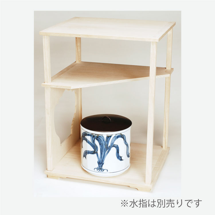 仙翁棚　木地　大日本茶道学会　中村宗悦作　茶道　茶道具　ホビー