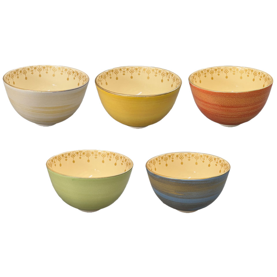 数茶碗 新色変 瓔珞紋 5客 宮地英香作 数茶碗 色変釉薬 茶道具 茶道 茶席 伝統工芸 高級茶道具 吉祥 職人仕上げ 美しい茶碗 茶道の精神 格調高い茶碗 茶の湯 和の美