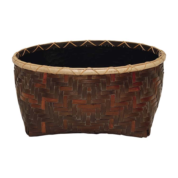 炭斗　油竹　惺斎好写　島田竹宝斎作　茶道具　茶道　水屋用品　ホビー