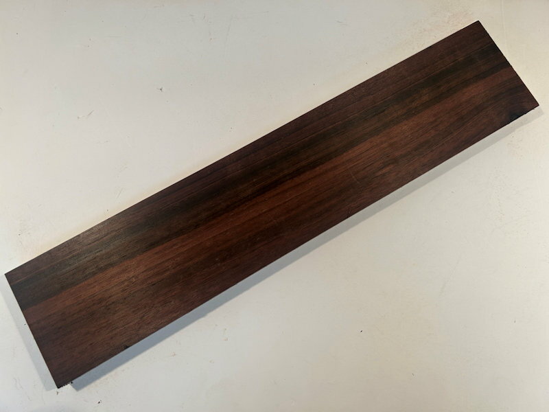 黒檀端材1359　約411×約86×約17mm　銘木　端材　素材　 縞黒檀　コクタン