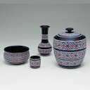 皆具 かいぐ 紫交趾 三段七宝 勝見永泉作 茶道 茶道具 ホビー