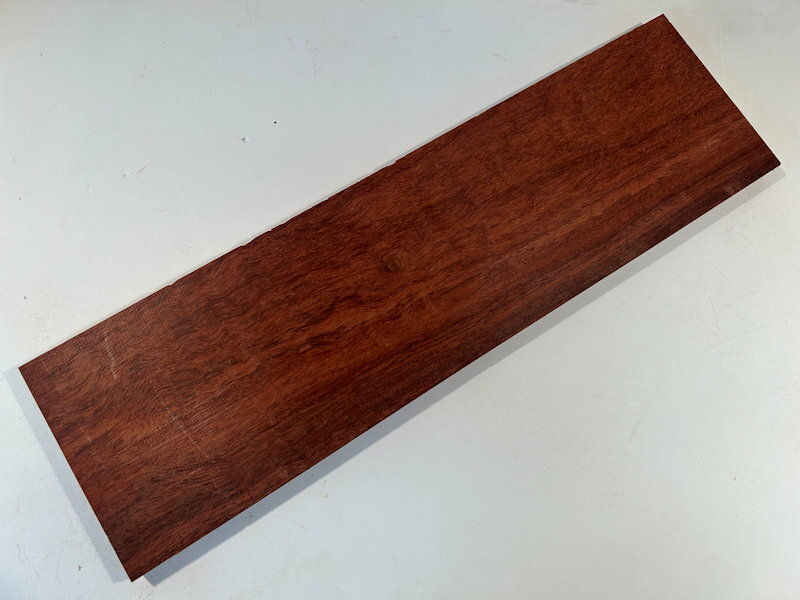 花梨端材1077　約410×約115×約16mm　銘木　かりん　カリン