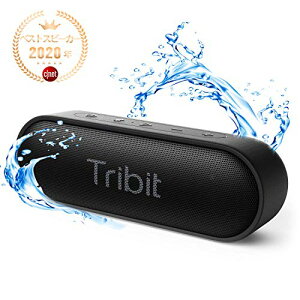【最新版】Tribit XSound Go Bluetooth スピーカー IPX7完全防水 16W ポータブルスピーカー 24時間連続再生 ブルートゥーススピーカ