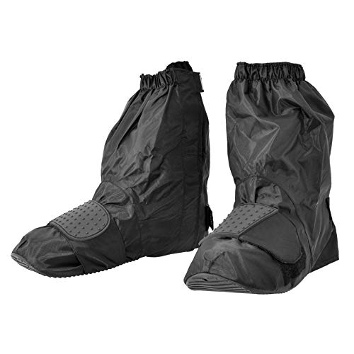コミネ(KOMINE) バイク用 ネオレインブーツカバー ショート ブーツカバー 靴カバー シューズカバー 防水 靴 カバー ブラック M（対応