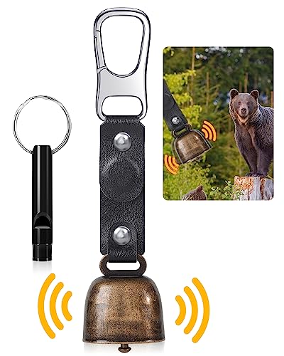 熊鈴 + ホイッスル セット 熊ベル 消音機能付き BEAR BELL 熊・猪などの野生動物対策に 登山 トレッキング 山歩き 山菜取り ホイッ