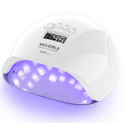 ◆商品名：LED & UV ネイルライト 150W 36LEDs ジェルネイル用ライト uvライト レジン用 硬化ライト ハイパワー 高速硬化 プロ用 4つタイマー設定 業界注目低ヒート機能 全ジェル対応 手足両用 ホワイト スマート人感センサー。30s、60s、99s、無痛モードの四つ時間モード設定できます。時間ボダンを押して、手を中の入ると、ライトが点灯しながら、LCDディスプレイに時間がカウントダウンします。使い勝手がよくて、だれでも自宅で簡単に使用できます。 超快速硬化・プロ専用：36枚365nm~405nmの最速のUV＋LEDダブル光源技術を採用して、ドーム型180度ムラなく全方位で照射し、硬化スビートは従来より速くとなります。★　99sの無痛モード搭載して、温度を徐々に上げて、ジェル硬化途中による痛みを抑えることができます。紫外線や痛みに敏感する方はこの99s低ヒート無痛モードをご利用オススメです！ 手足両用実現！台座はマグネット式で、メタルマテリアル，簡単に取り外す可能です。使用空間が大きくて、手はもちろん、台座を取り外して足を入れるできます！ 広いスペースで、5本の指の爪または足の爪を同時に硬化させます。 ★高品質なLEDを採用して、約50000時間で利用できますので、ライト交換不要！ LED/UVダブル光源で、365nm~405nmの照射波長で、このネイルドライヤーは、ほとんどのネイルジェルをすばやく硬化させることができます。 例：ベースコート、トップコート、カラージェル、ハードジェル、スカルプチャージェル、ジェムグルー、UV`レジンなど。 自信を持っておすすめるネイルUV/LEDライトでございます。内装は過熱保護施設があって、安全安心利用できます。