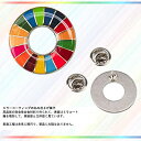 Light 【5個セット】SDGsバッジ 国連正規品 ミラーコーティング 丸み仕上げ 立体感 精巧な細工 国連バッチ 留め具10個 責任感持ち ピ 3