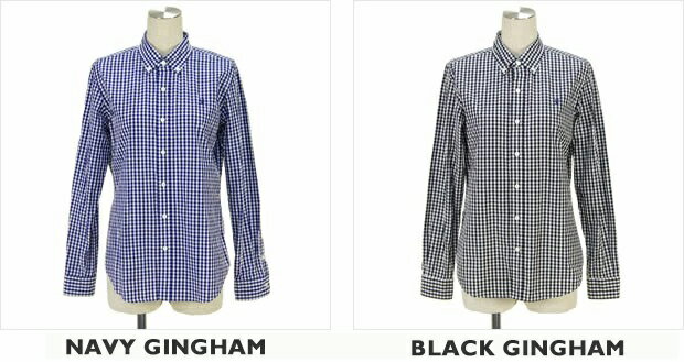 【2022AW】ジムフレックス/Gymphlex ギンガムチェックボタンダウン長袖シャツ GINGHAM CHECK SHIRTS J-0872TSS レディース【コンビニ受取可能】【a*】