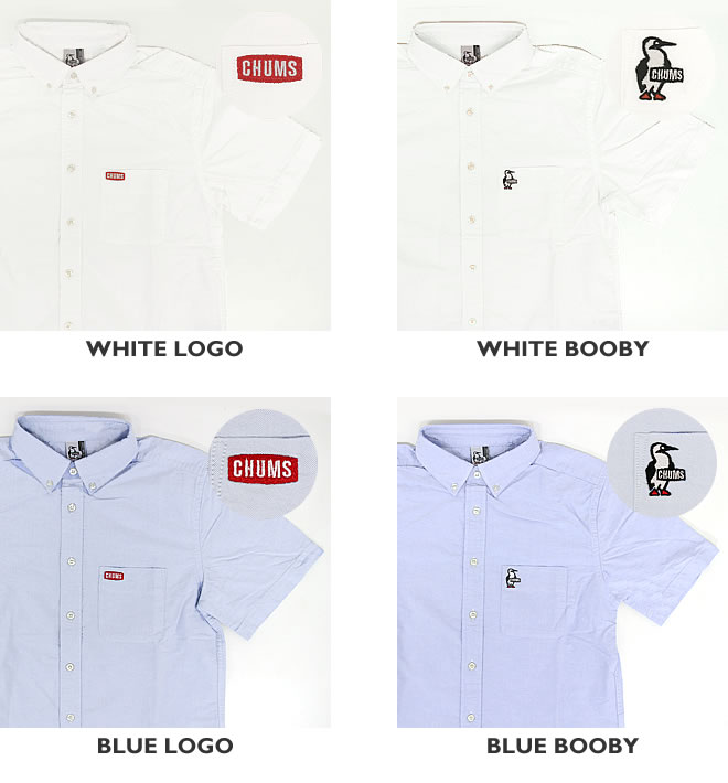 【クーポンで20%OFF】チャムス/CHUMS チャムス半袖オックスシャツ ショートスリー...
